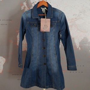 NWT Indigo Rein Denim Jean Dress Size Small